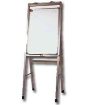 Whiteboard with Flipchart Pad Holder